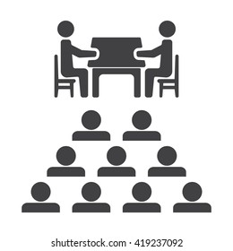 Meeting Icon Vector