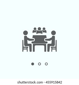 Meeting Icon, vector, icon flat