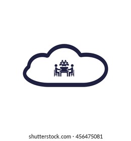 Meeting Icon, vector, icon flat