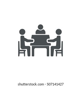Meeting Icon Vector flat design style