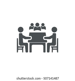 Meeting Icon Vector flat design style
