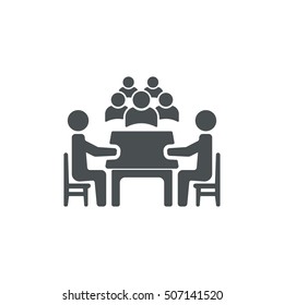 Meeting Icon Vector flat design style