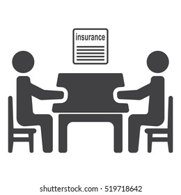 Meeting Icon Vector flat design style