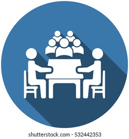 Meeting Icon Vector flat design style