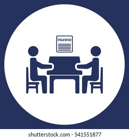 Meeting Icon Vector flat design style