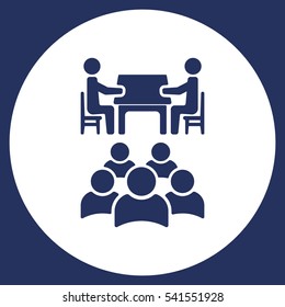 Meeting Icon Vector flat design style
