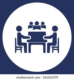 Meeting Icon Vector flat design style
