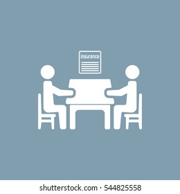 Meeting Icon Vector flat design style