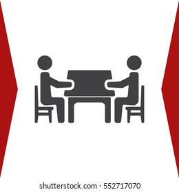 Meeting Icon Vector flat design style