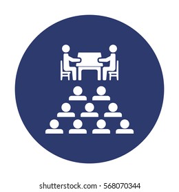 Meeting Icon Vector flat design style