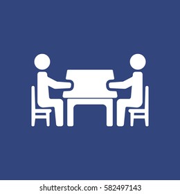 Meeting Icon Vector flat design style