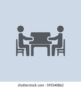 Meeting Icon Vector flat design style