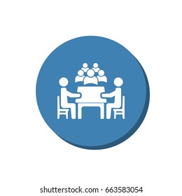 Meeting Icon Vector flat design style