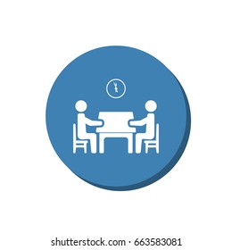 Meeting Icon Vector flat design style