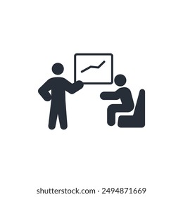 Meeting icon. vector.Editable stroke.linear style sign for use web design,logo.Symbol illustration.