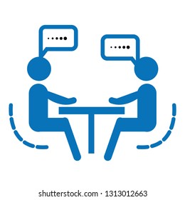 meeting icons vector