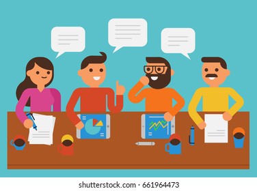 Meeting illustration