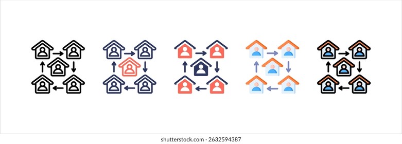 Meeting Multi Style Icon Set