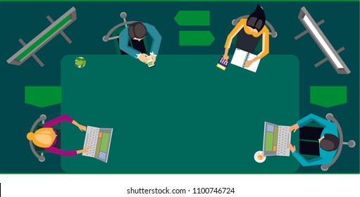 meeting in the office
