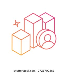 Encuentro Icono de encuesta Vector ilustración de stock
