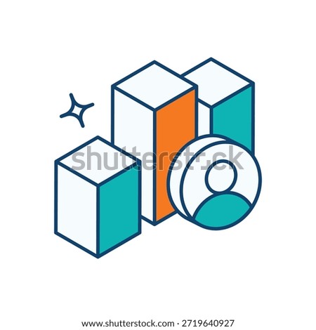 Meeting Poll Icon vector stock illustration
