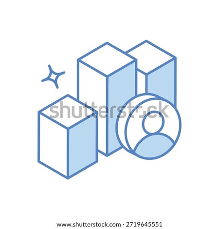 Meeting Poll Icon vector stock illustration