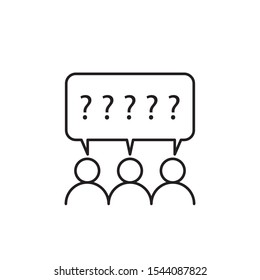 meeting, presentation icon design template