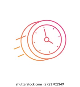 Icono de recordatorio de reunión Vector ilustración de stock