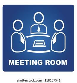 meeting room signage, business meeting