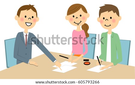 Meeting, signing a contract
