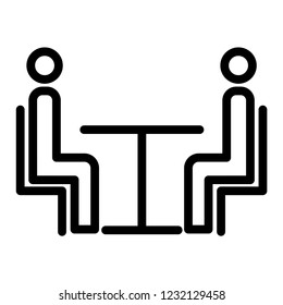 Meeting vector icon