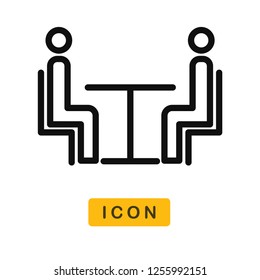 Meeting vector icon