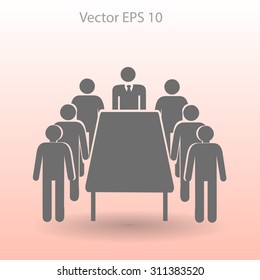 meeting vector icon