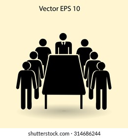 meeting vector icon