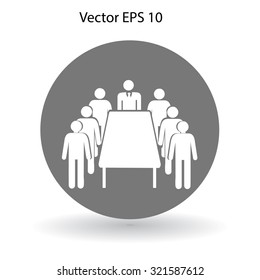 meeting vector icon
