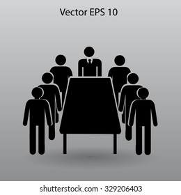 meeting vector icon