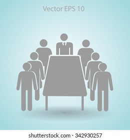 meeting vector icon