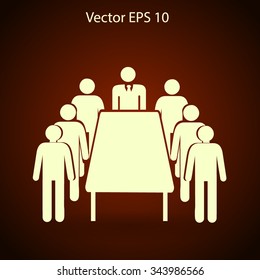 meeting vector icon