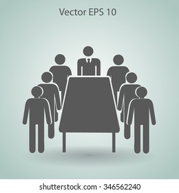 meeting vector icon
