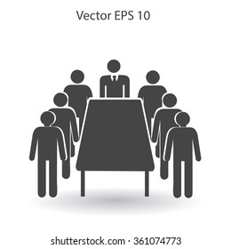 meeting vector icon