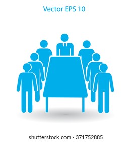 meeting vector icon