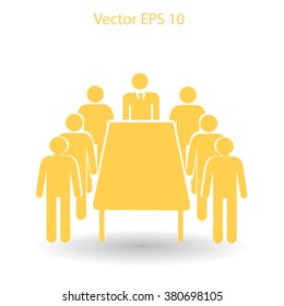 meeting vector icon