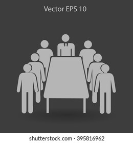 meeting vector icon