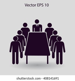 meeting vector icon