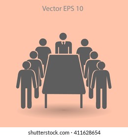 meeting vector icon