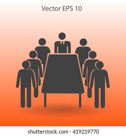 meeting vector icon