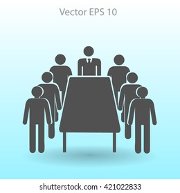 meeting vector icon
