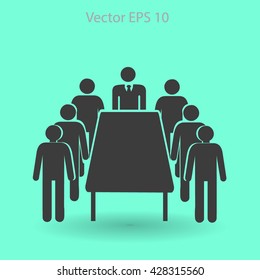meeting vector icon