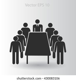 meeting vector icon