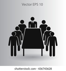 meeting vector icon
